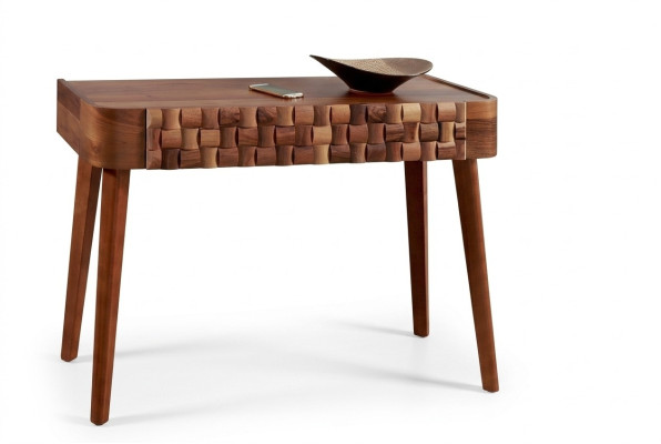 Mesa de consola Muebles Estilo Consola Tocador de estilo italiano Marrón Cómodas