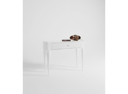Mueble consola de madera de 110 cm.