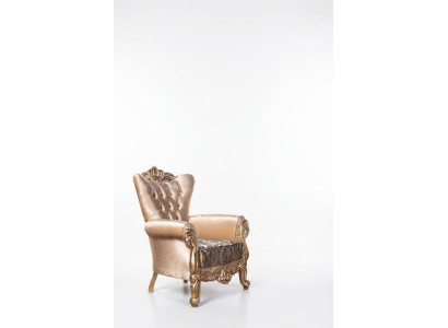 Sillón barroco Chesterfield sofá muebles decoración sofás silla