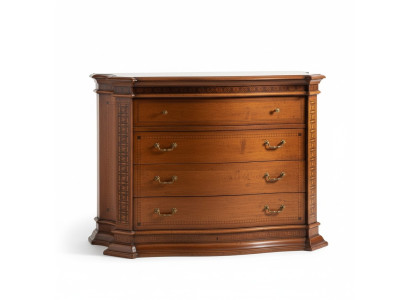Cómoda de campo Armario de madera Gabinetes Muebles Consolas Muebles italianos Marrón