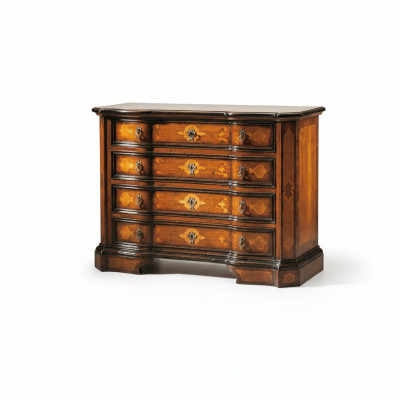Italia Casa de campo Cómoda Armario Lujo Cajonera Armario Estante Muebles Armario de madera