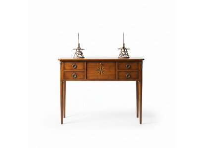 Consola Mesita de noche Auxiliar Mesas de madera Consolas Mesilla de noche clásica Nueva