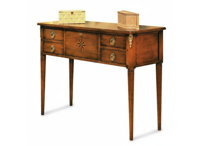 Muebles Estilo Barroco Diseño Madera Mobiliario Italiano Mesa Consola Marrón Aparador
