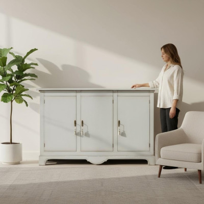 Cómoda Muebles de armario de madera natural Armario Cómoda Aparador nuevo