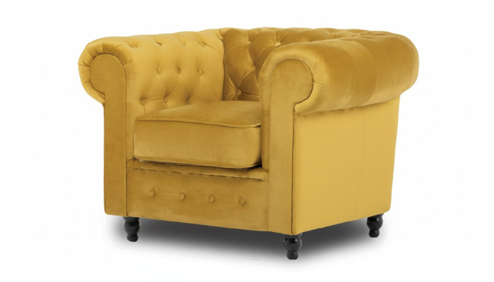 Diseño textil de tela para asiento, sillón Art déco de lujo individual con 1 asiento acolchado.