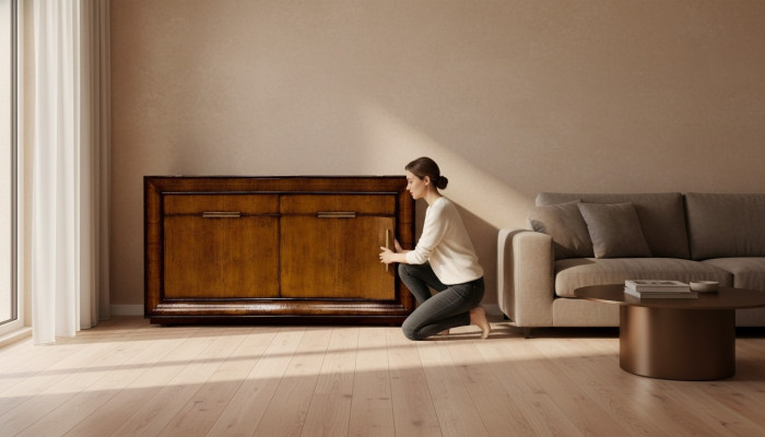 Mueble aparador marrón cómoda salón nuevo cómoda cómodas