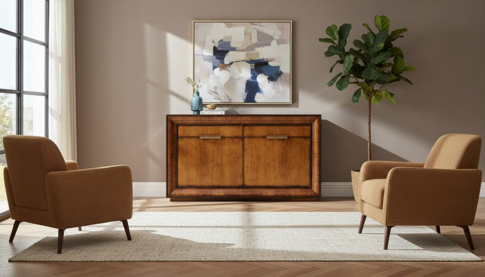 Mueble aparador marrón cómoda salón nuevo cómoda cómodas