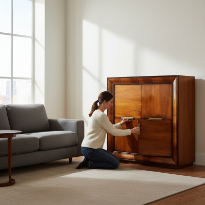 Aparador cómoda buffet aparadores armario cómodas marrón lujo muebles xxl.