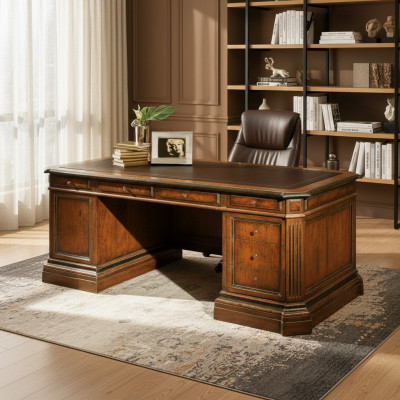 Estilo antiguo Escritorio Mesas de oficina Muebles italianos Mesas de ordenador Italia