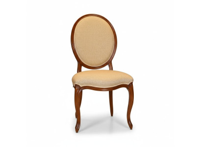 Silla de comedor marrón de lujo silla de madera clásica sillas de comedor Muebles italianos nuevos