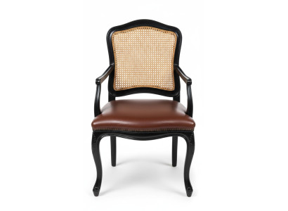 Silla clásica de diseñador de lujo de madera para comedor