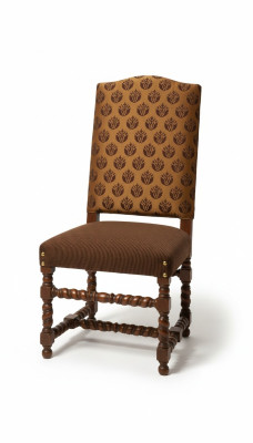 Sillas de comedor diseño de lujo Silla de respaldo de madera maciza Silla de madera Muebles italianos