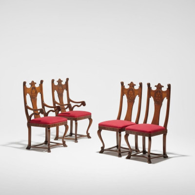 Silla de comedor de diseñador de madera Silla de lujo de madera Silla con respaldo de madera Sillas clásicas Silla