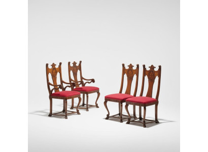 Silla de comedor de diseñador de madera Silla de lujo de madera Silla con respaldo de madera Sillas clásicas Silla