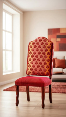 Silla diseñador Silla de comedor de madera de lujo Nuevos muebles de estilo Art déco.
