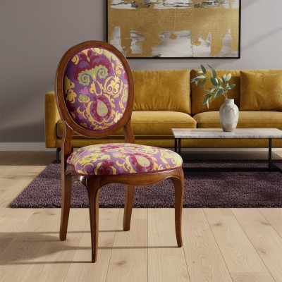 Sillas clásicas de madera Diseño de silla de madera Nuevos muebles Silla de comedor de lujo