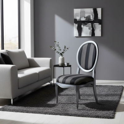 Sillas de comedor de diseño de lujo Silla con respaldo de madera maciza Silla de madera Muebles italianos Nuevos