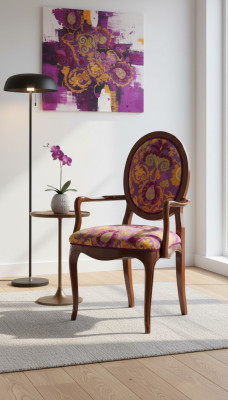 Comedor Muebles italianos de madera Silla de lujo Nuevas Sillas con respaldo Clásicas