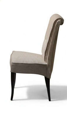 Silla clásica de diseño, sillón de un asiento, silla de madera, sillas, muebles italianos, respaldo.