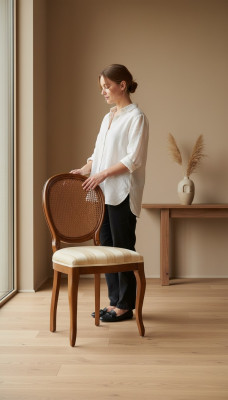 Silla de madera silla de comedor de lujo de madera nueva muebles sillas clásicas silla diseño
