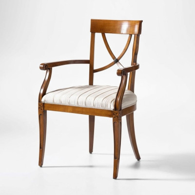 Sillas clásicas Silla Sillón Silla de madera Silla de comedor Lujo Muebles de madera Nuevos