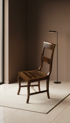 Silla de madera de diseño en comedor muebles de lujo color marrón nuevo