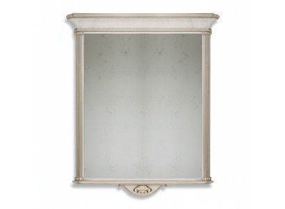 Marco de espejo clásico Beige Espejo de pared Muebles de estilo italiano