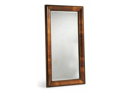 Espejo de lujo Espejo de pared Espejito de pie Espejo con marco de madera real Muebles