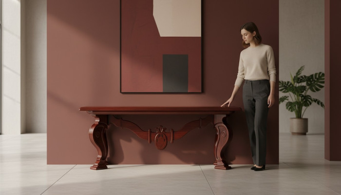 Mesa de comedor Clásico Comedor Sala de estar Cocina Mesas Diseño de mesa Madera