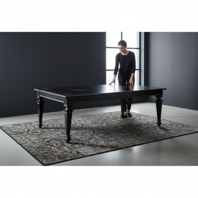 Mesas de comedor de lujo, mesas de madera, mesa de comedor de diseño, muebles italianos para comedor.