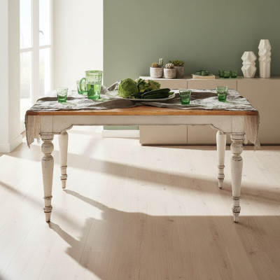 Estilo usado Nuevo Mesa de comedor de madera Mesa de madera Muebles italianos