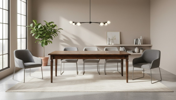 Mesas de comedor Diseño de mesas Muebles de madera Mesa de comedor Muebles de madera maciza