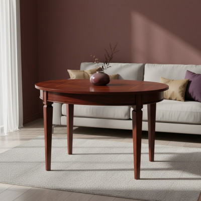 Mesa de comedor de lujo, mesa de diseño, mesas de comedor, muebles de diseño de madera italianos.