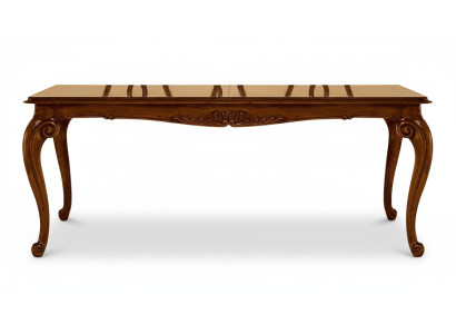 Mesa de lujo de acero inoxidable Mesas de comedor Mesa de comedor Diseño italiano Marrón