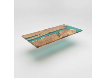 epoxi resina mesa de comedor madera real muebles macizos mesa de resina de agua 191x91cm