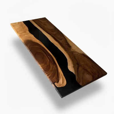 resina epoxi mesa de comedor madera real muebles macizos mesa de resina de epoxy muebles nuevos
