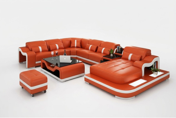 XXL conjunto de salón modular esquinero sofá tapizado esquina sofá esquinero tapizado asiento esquina.