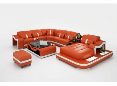 XXL conjunto de salón modular esquinero sofá tapizado esquina sofá esquinero tapizado asiento esquina.