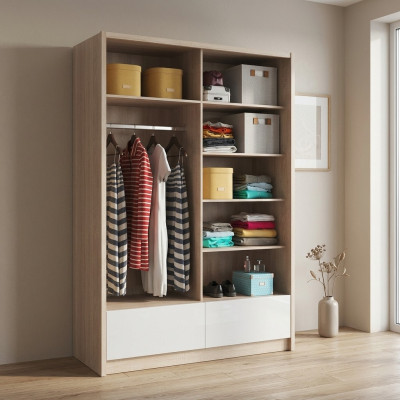 Estanterías multifunción armario estantería armarios de almacenamiento de 150 cm Nuevo perchero