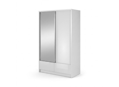 Garderobe Almacenamiento 130 cm Estantería Armario Archivo Puertas correderas Oficina