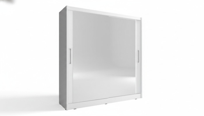 Dormitorio Espejo Armario Puertas Correderas Flotantes 200cm Armarios Ropa Puertas Correderas