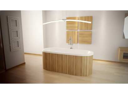 Baño de lujo rectangular independiente bañera bañeras de baño acrílico blanco ovalado.
