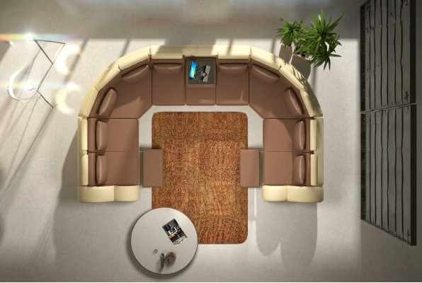 Sofá de cuero con USB, sofá de cojín, sofá esquinero, paisaje habitable, gigante XXL, relax nuevo.