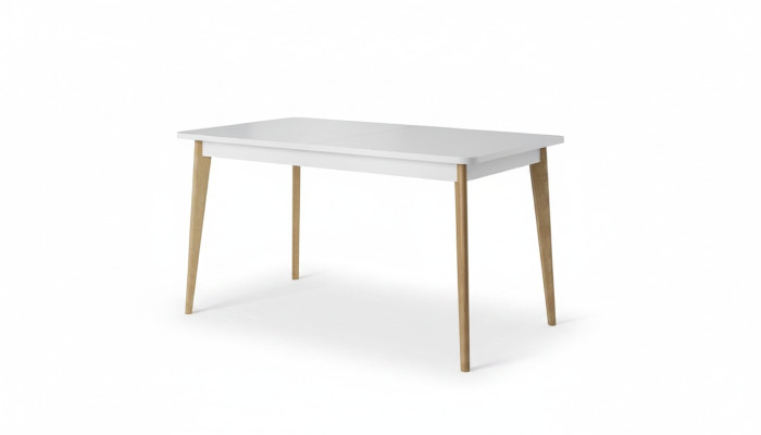 Mesa de comedor moderna de madera, mesa extensible de madera 140/180 cm para comedor.