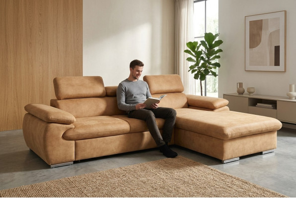 Sofá esquinero en forma de L sofá cama sofá esquinero sofá esquinero con cama nido sofá conjunto de estar nuevo