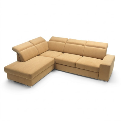 Sofá esquinero en forma de L AVANT sofá de esquina con función de cama sofá esquinero salón familiar