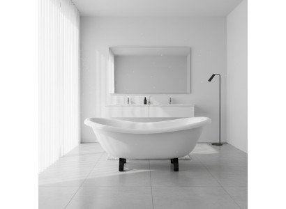Bañera independiente para niños y bebés portátil con tapón de drenaje.