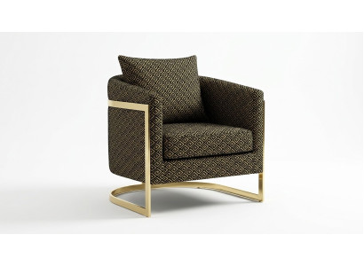 Diseño de sillón de lujo clásico moderno con respaldo de tela de un asiento muebles sofá de una plaza