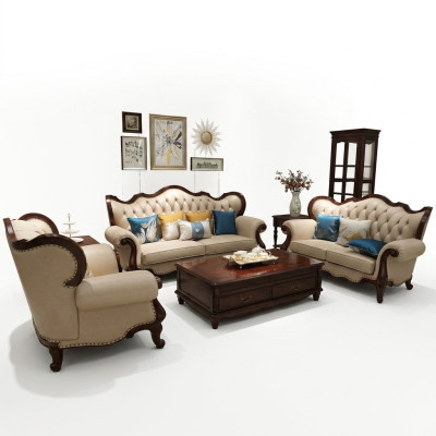 Sofá modular de 3+2+1 plazas, conjunto de asientos de diseño, sofás tapizados, sofás Chesterfield.