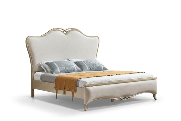 Cama + 2 mesitas de noche Juego de dormitorio de 3 piezas Diseño Moderno de Lujo 180x200 cm Nuevo.
